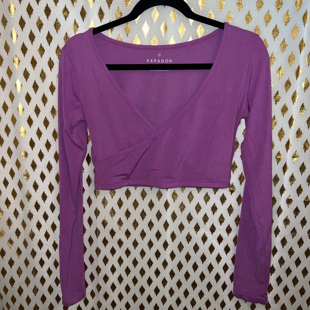 Paragon daydream wrap crop top vertigo purple size M - Picture 3 of 6